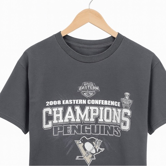Pittsburgh Penguins 2008 Eastern Conference Champs Tee – Men’s Large - Picture 2 of 2